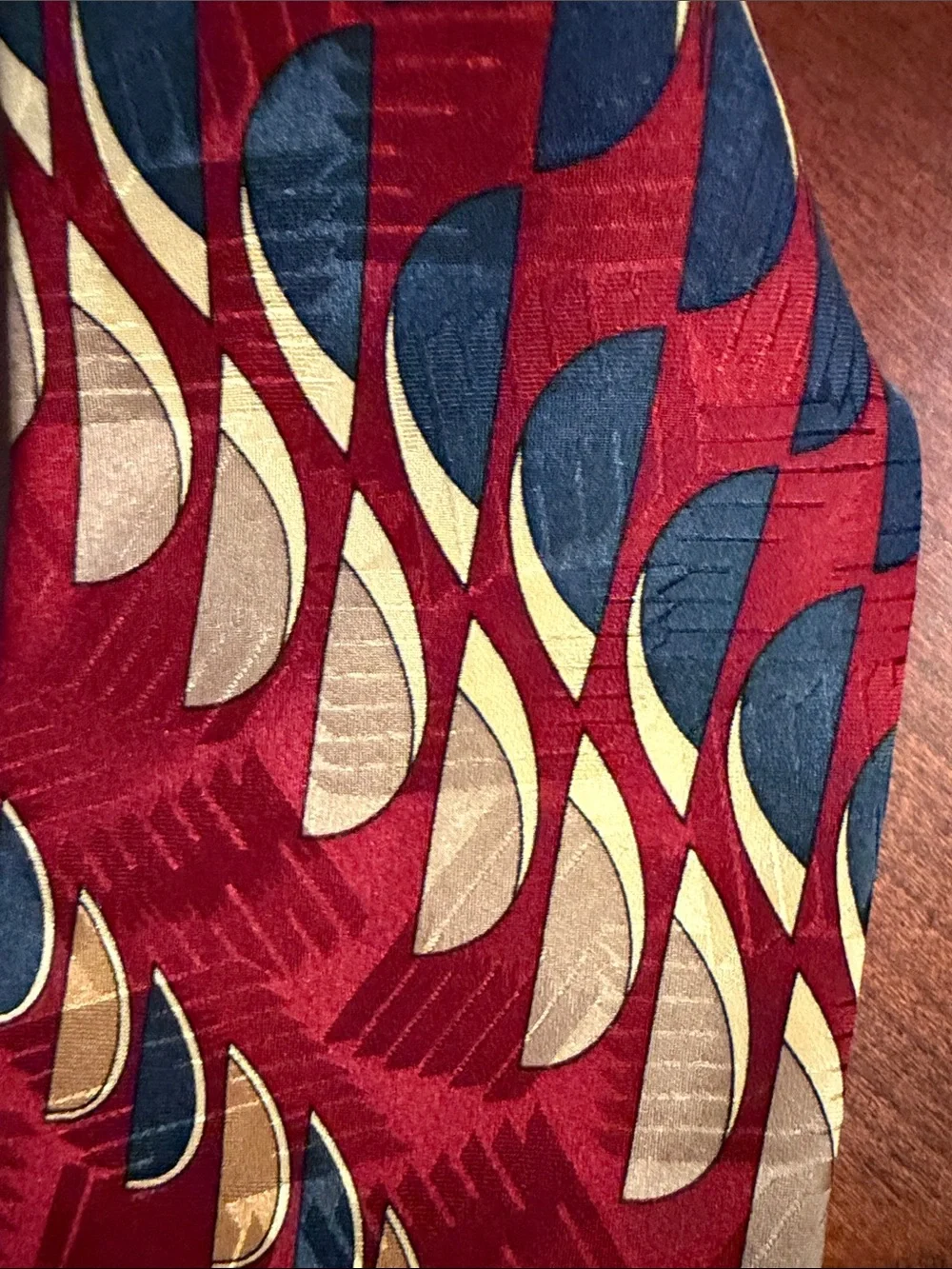 Three-Tie Set - multi colored, multi-patterned.